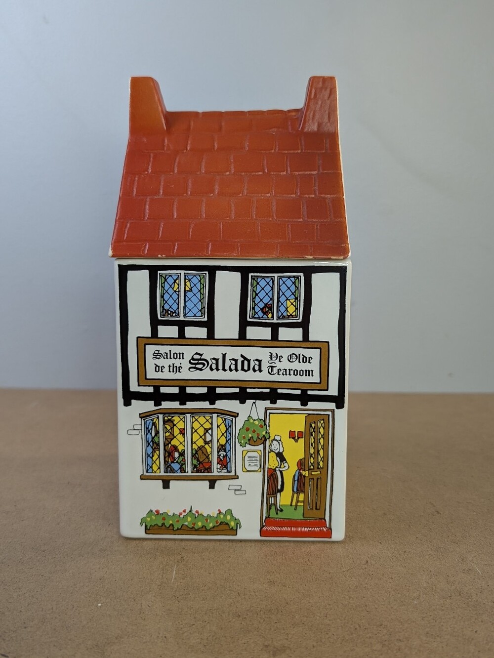 Wade Village Stores Salada Tea House Tearoom Storage Container, Vintage Kitchen